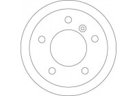 Disque de frein 17347 ABS