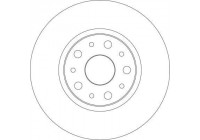 Disque de frein 17387 ABS