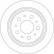Disque de frein 17410 ABS