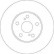 Disque de frein 17508 ABS