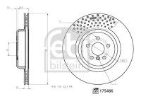 Disque de frein 175486 FEBI