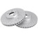 Disque de frein 18535 ABS