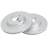 Disque de frein 18542 ABS
