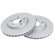 Disque de frein 18558 ABS