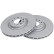 Disque de frein 18592 ABS