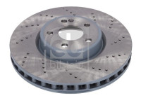 Disque de frein 186227 FEBI