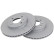 Disque de frein 18646 ABS