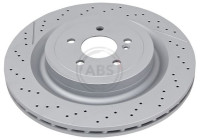 Disque de frein 18649 ABS