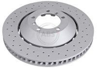 Disque de frein 18725 ABS