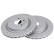 Disque de frein 18729 ABS