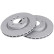 Disque de frein 18736 ABS