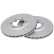 Disque de frein 18834 ABS