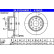 Disque de frein 24.0110-0420.1 ATE
