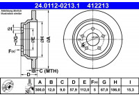 Disque de frein 24.0112-0213.1 ATE