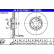 Disque de frein 24.0122-0255.1 ATE, Vignette 2