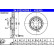Disque de frein 24.0122-0305.1 ATE
