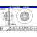Disque de frein 24.0124-0265.1 ATE