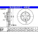Disque de frein 24.0126-0187.1 ATE