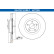 Disque de frein 24.0127-0105.1 ATE