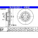 Disque de frein 24.0128-0261.1 ATE