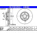 Disque de frein 24.0128-0305.1 ATE