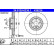Disque de frein 24.0130-0236.1 ATE