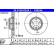 Disque de frein 24.0130-0244.1 ATE