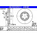 Disque de frein 24.0133-0101.1 ATE