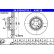 Disque de frein 24.0134-0118.1 ATE