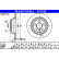 Disque de frein 24.0311-0145.1 ATE