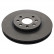 Disque de frein 28167 FEBI