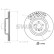 Disque de frein 33105258 Swag, Vignette 3