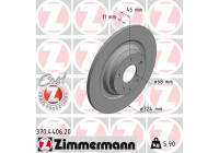 Disque de frein 370.4406.20 Zimmermann