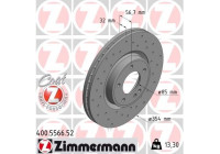 Disque de frein 400.5566.52 Zimmermann