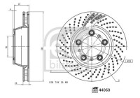Disque de frein 44060 FEBI
