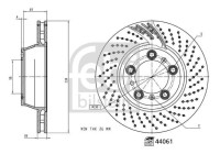 Disque de frein 44061 FEBI