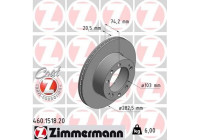 Disque de frein 460.1518.20 Zimmermann