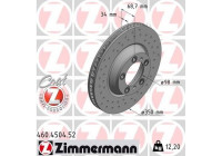 Disque de frein 460.4504.52 Zimmermann