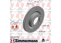 Disque de frein 590.2827.52 Zimmermann