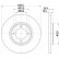 Disque de frein 8DD 355 100-021 Hella