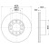 Disque de frein 8DD 355 100-401 Hella