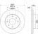 Disque de frein 8DD 355 102-651 Hella