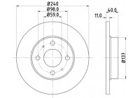 Disque de frein 8DD 355 103-151 Hella