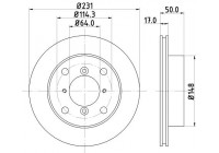 Disque de frein 8DD 355 103-921 Hella