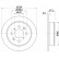Disque de frein 8DD 355 104-951 Hella