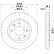 Disque de frein 8DD 355 105-031 Hella
