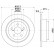 Disque de frein 8DD 355 105-331 Hella