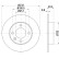 Disque de frein 8DD 355 106-681 Hella