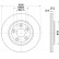 Disque de frein 8DD 355 106-831 Hella