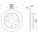 Disque de frein 8DD 355 107-171 Hella